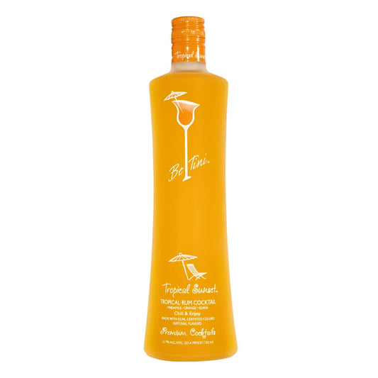 BeTini Spirits Tropical Sunset Rum Cocktail