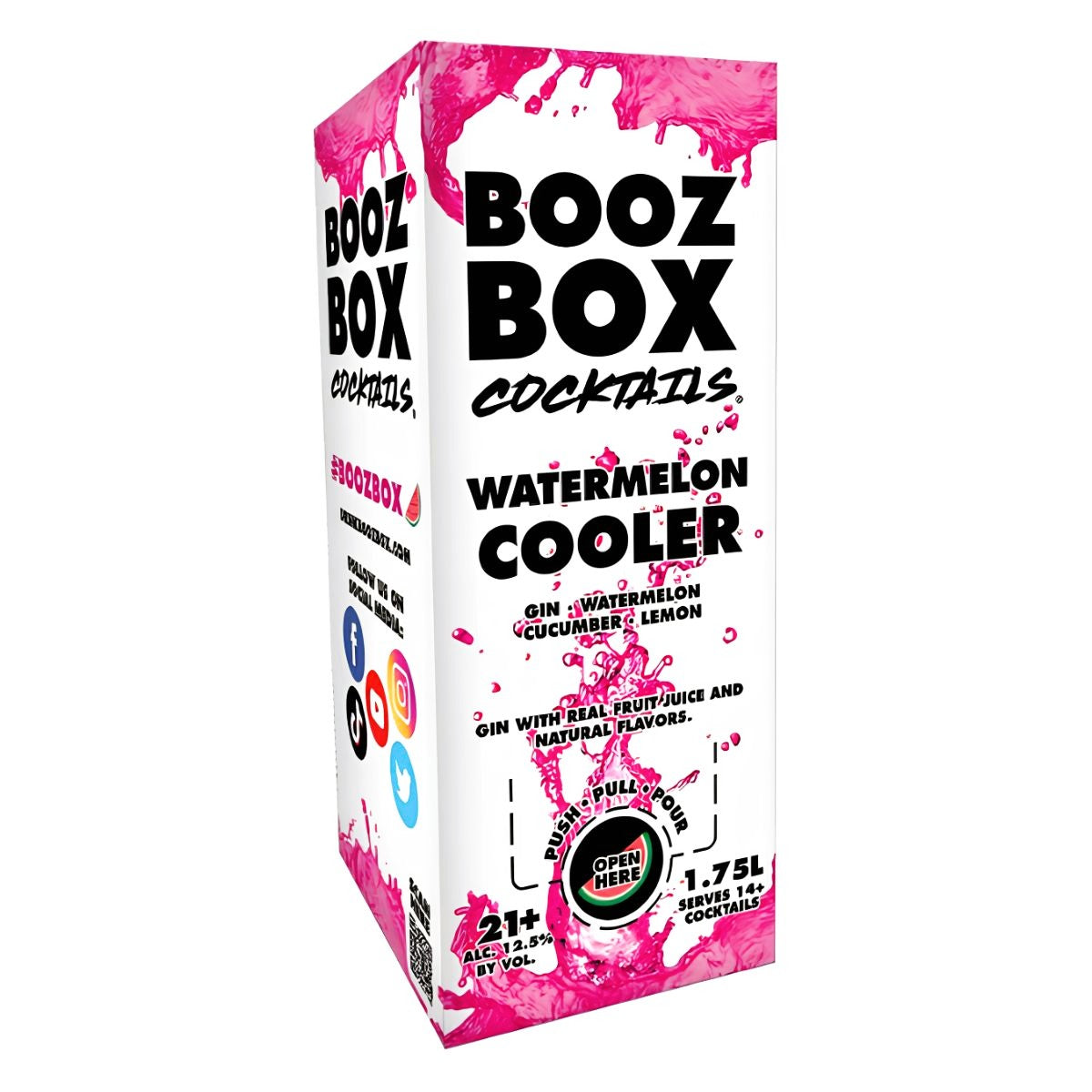 Booz Box Watermelon Cooler Boxed Cocktail