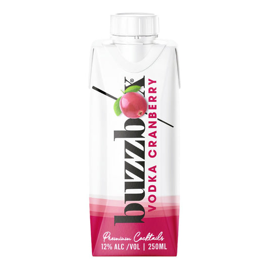 BuzzBox Vodka Cranberry