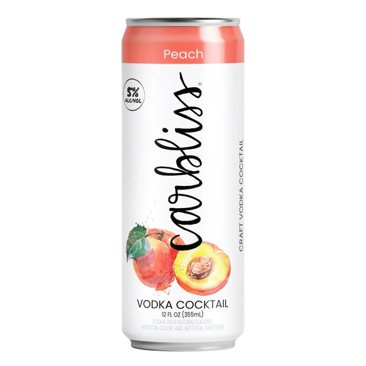 Carbliss Peach Vodka Cocktail