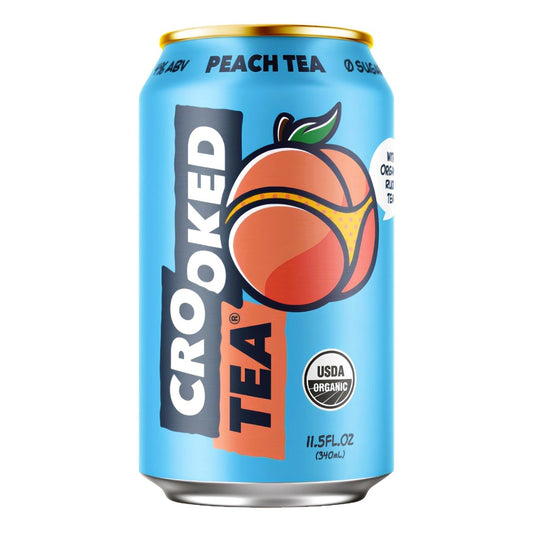Crooked Tea Peach Hard Iced Tea