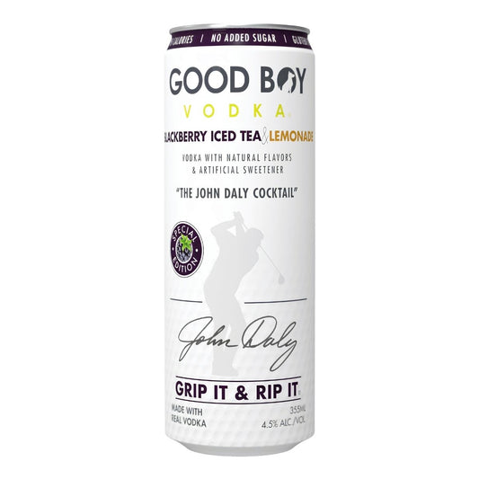 Good Boy Vodka Blackberry Iced Tea & Lemonade John Daly Cocktail