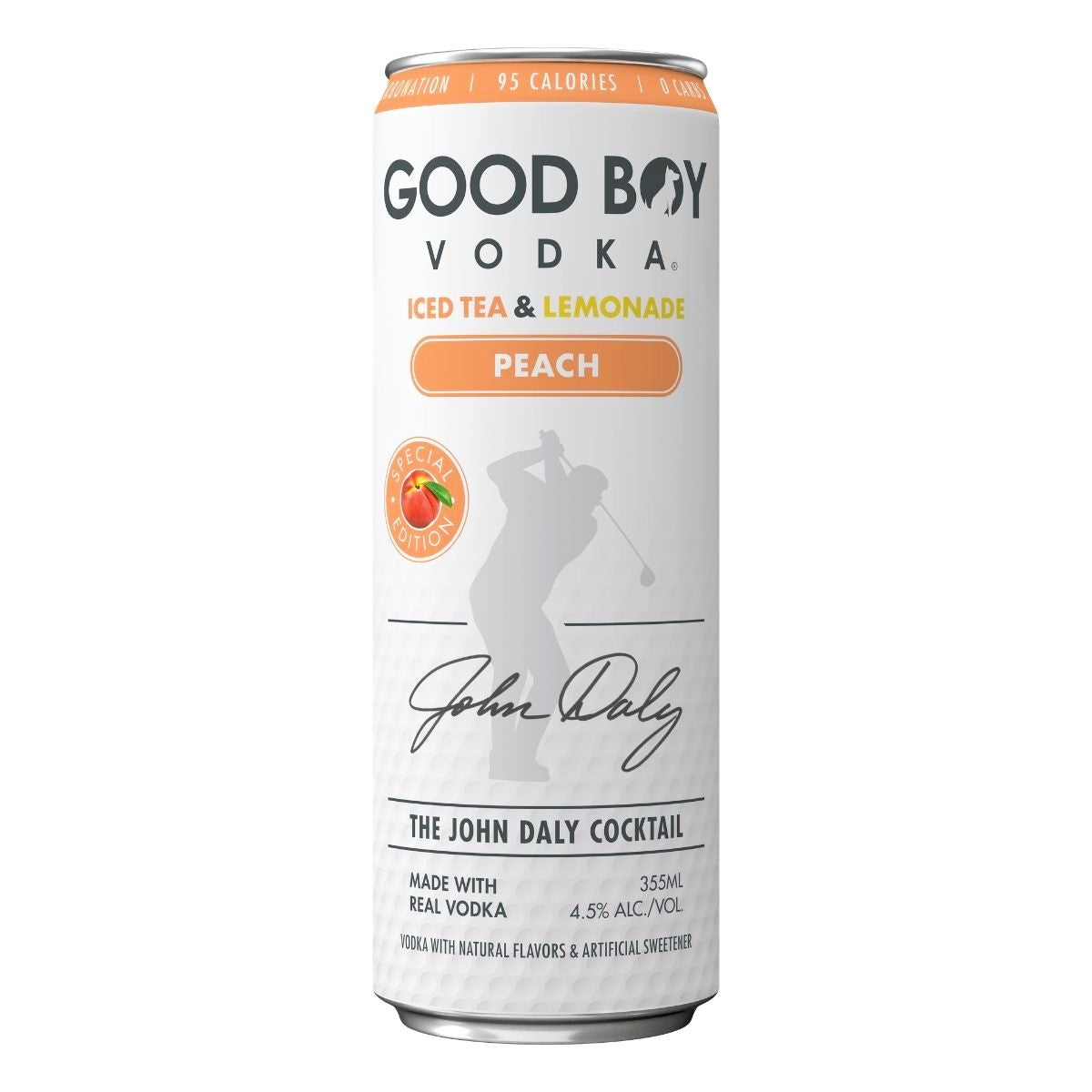 Good Boy Vodka Peach Iced Tea & Lemonade John Daly Cocktail