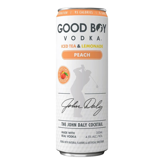 Good Boy Vodka Peach Iced Tea & Lemonade John Daly Cocktail