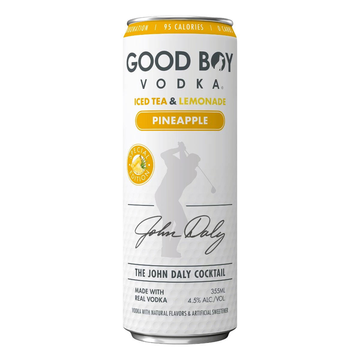 Good Boy Vodka Pineapple Iced Tea & Lemonade John Daly Cocktail
