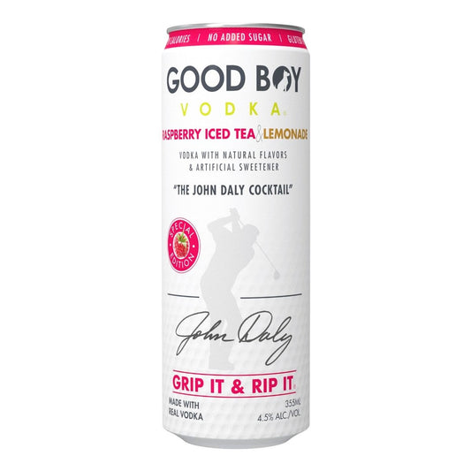 Good Boy Vodka Raspberry Iced Tea & Lemonade John Daly Cocktail