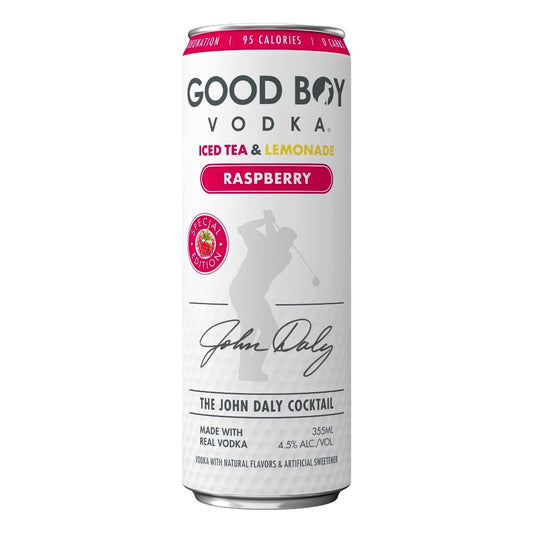 Good Boy Vodka Raspberry Iced Tea & Lemonade John Daly Cocktail