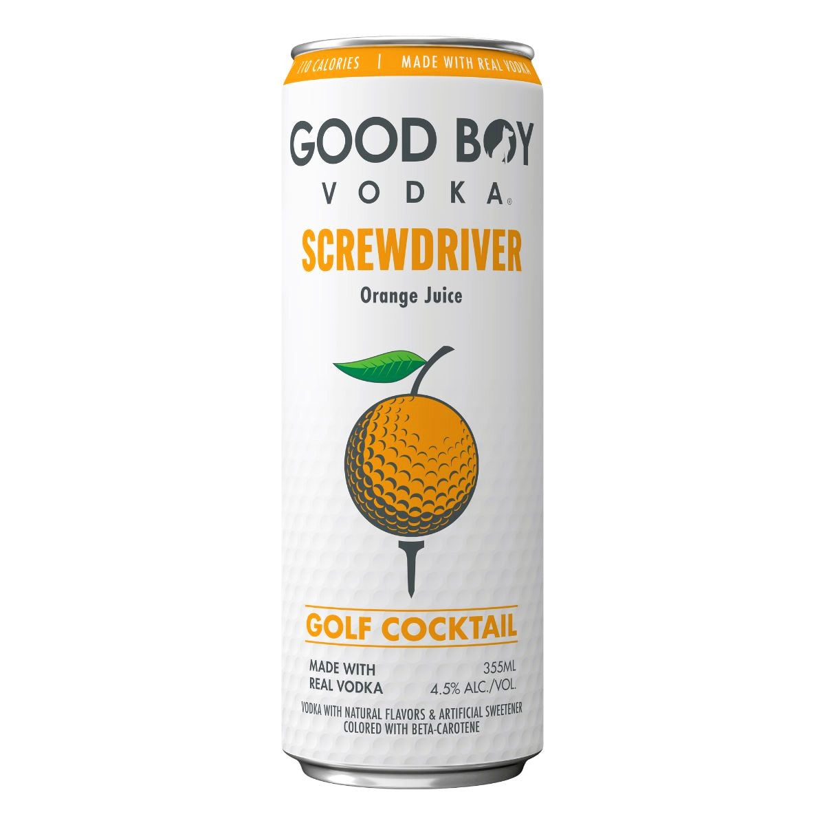 Good Boy Vodka Screwdriver Golf Cocktail
