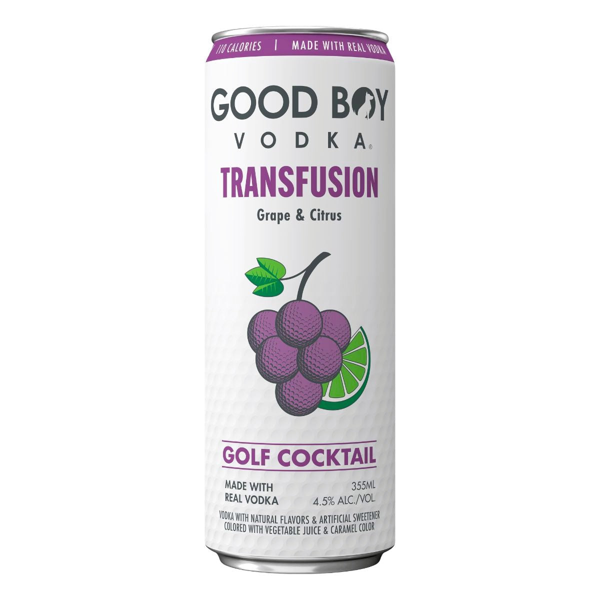 Good Boy Vodka Transfusion Golf Cocktail
