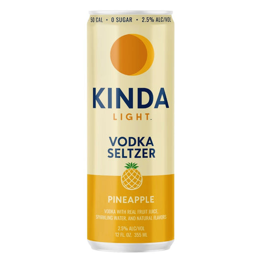 KINDA Light Pineapple Vodka Seltzer