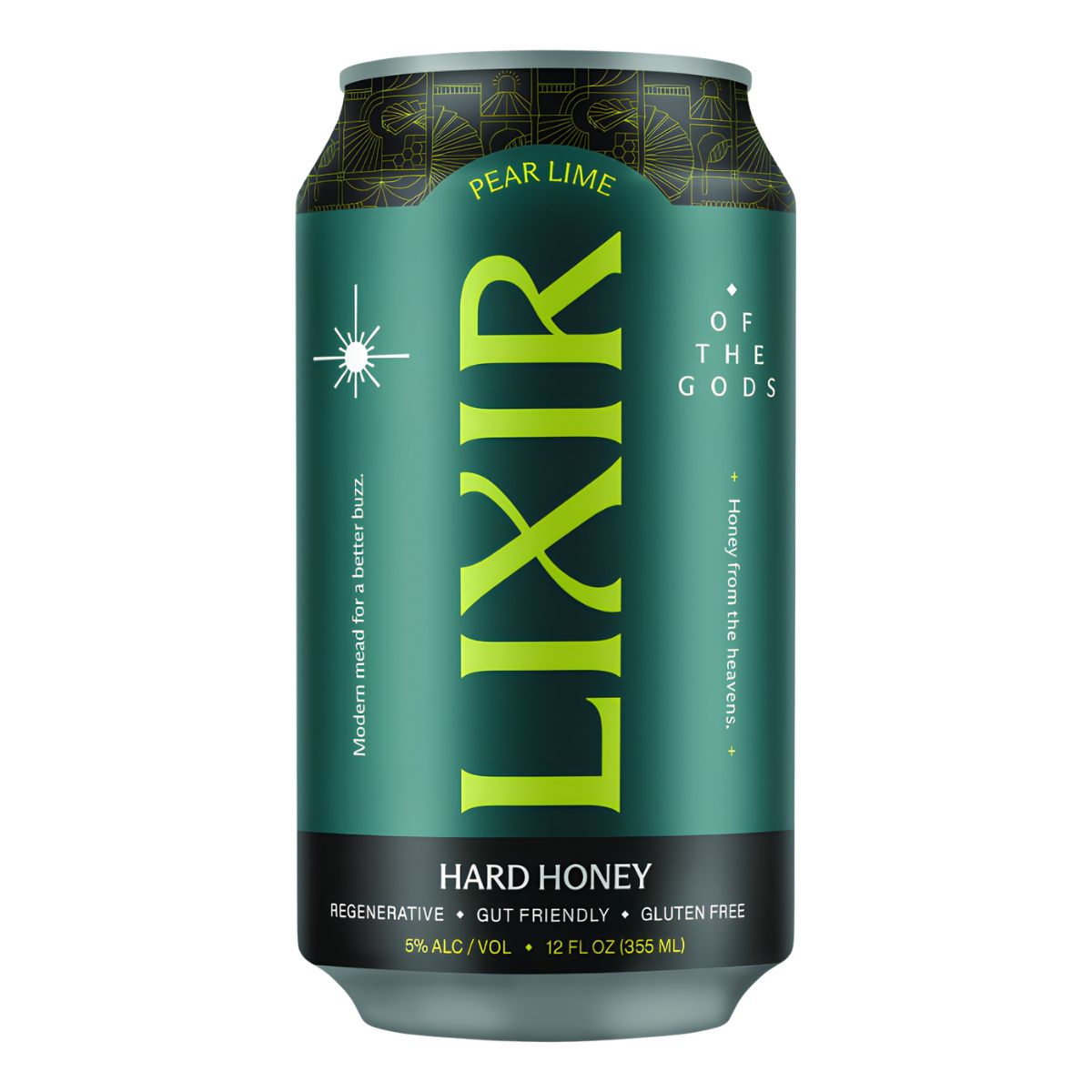 LIXIR Pear Lime Hard Honey Sparkling Cocktail