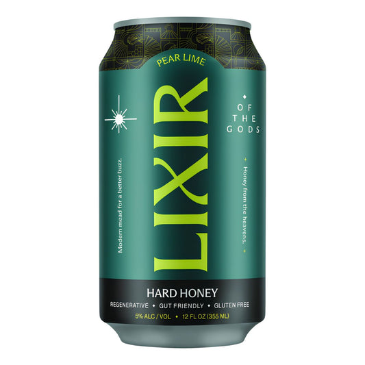 LIXIR Pear Lime Hard Honey Sparkling Cocktail