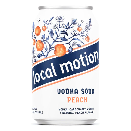 Local Motion Peach Vodka Soda