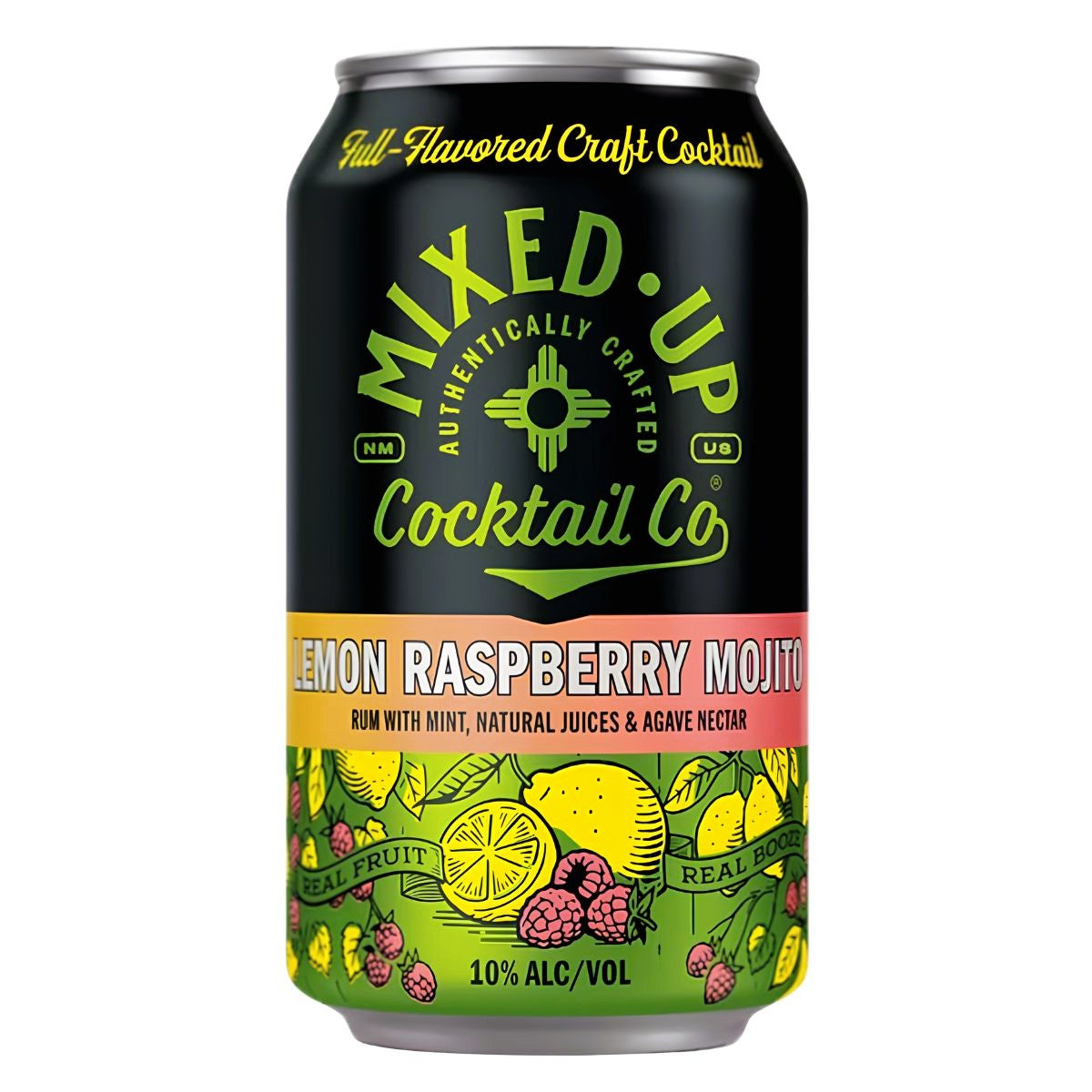 Mixed-Up Cocktail Co Lemon Raspberry Mojito