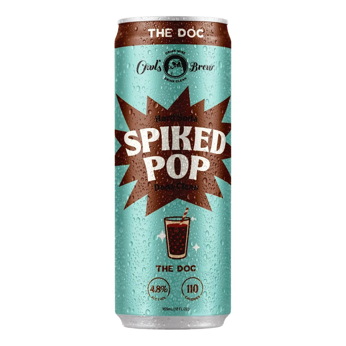 Owl's Brew The Doc Spiked Pop Hard Soda