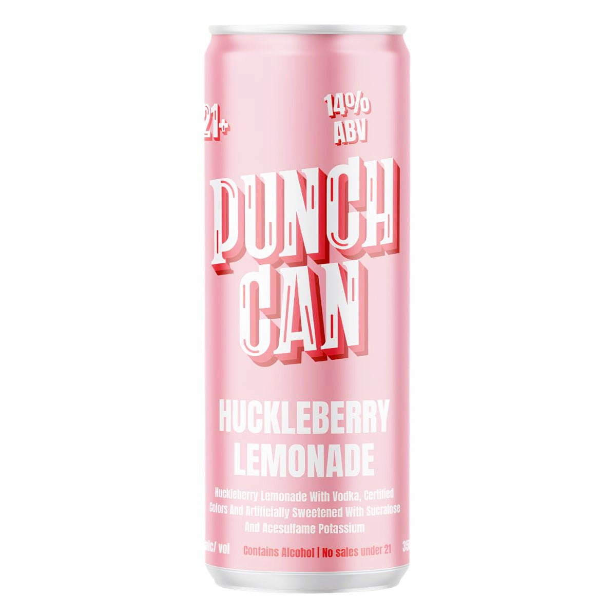 Punch Can Huckleberry Lemonade Vodka Cocktail