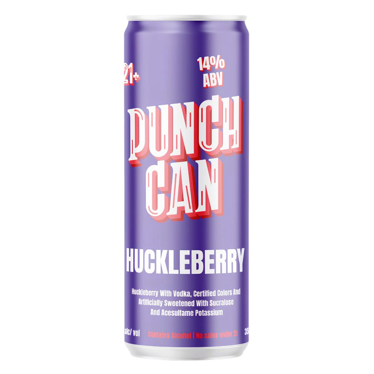 Punch Can Huckleberry Vodka Cocktail