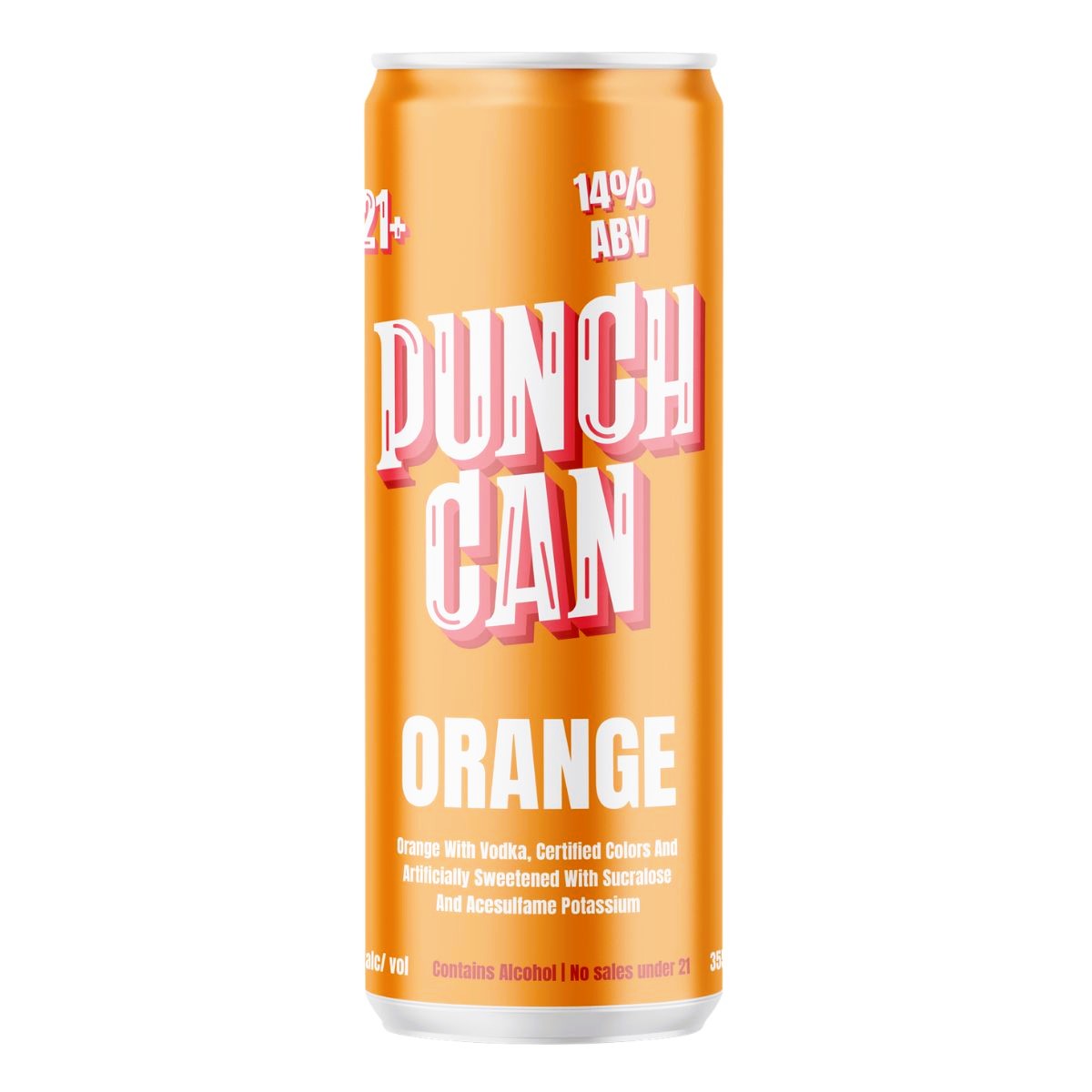 Punch Can Orange Vodka Cocktail