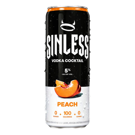 Sinless Peach Vodka Cocktail