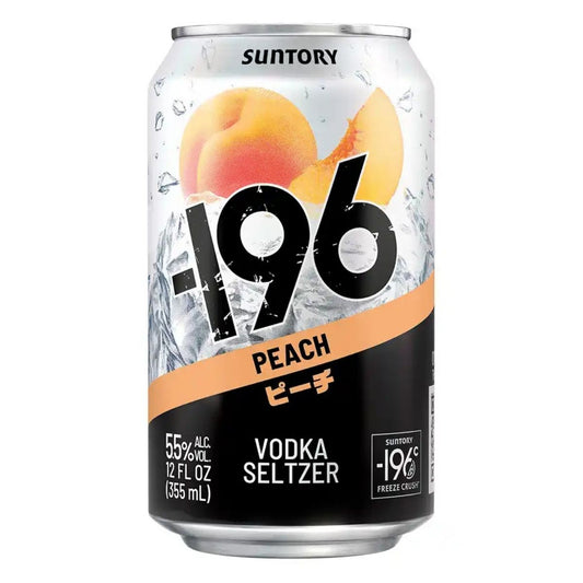 Suntory -196 Peach Vodka Seltzer