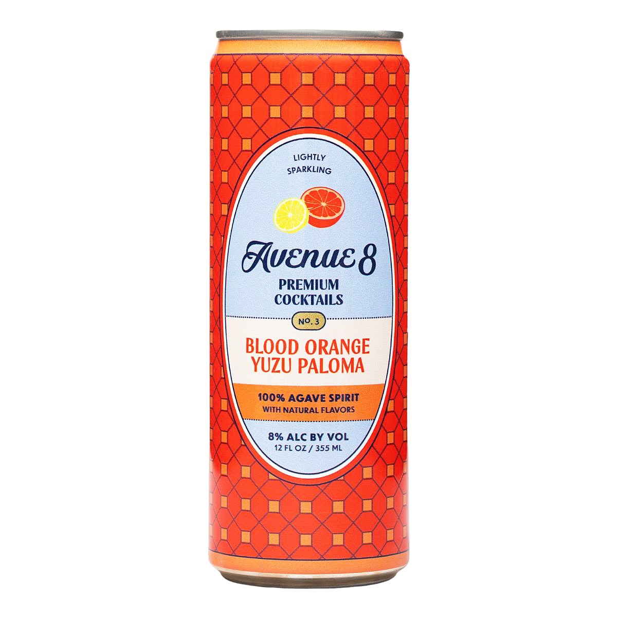 Avenue 8 Cocktails Blood Orange Yuzu Paloma
