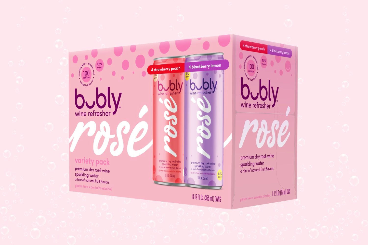 New bubly Wine Refresher: Premium Rosé Indulgence At Just 100 Calories