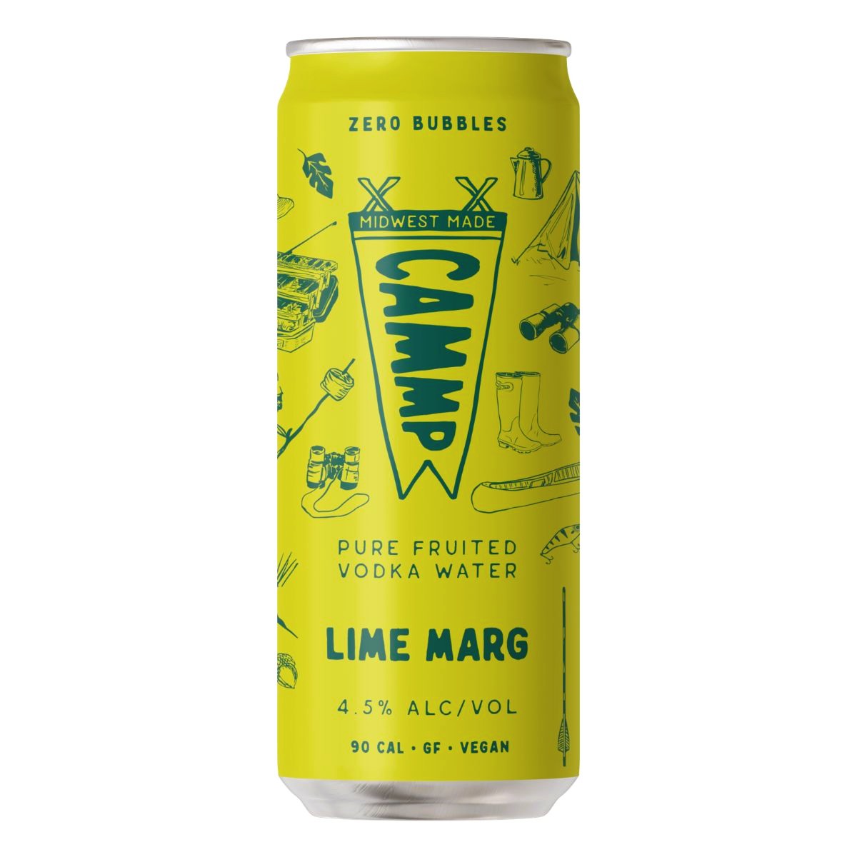 CAMMP Lime Marg Pure Fruited Vodka Water