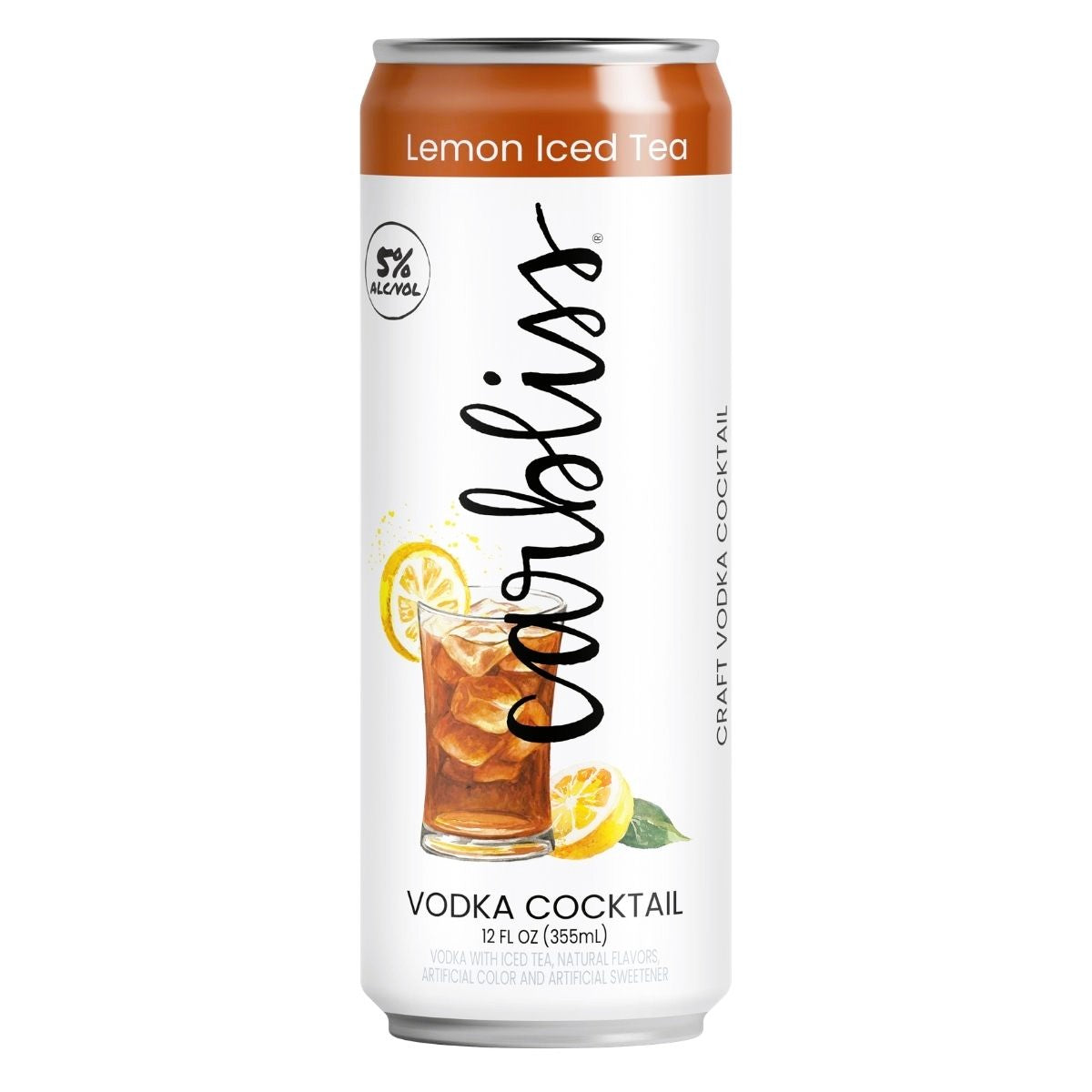 Carbliss Lemon Iced Tea Vodka Cocktail