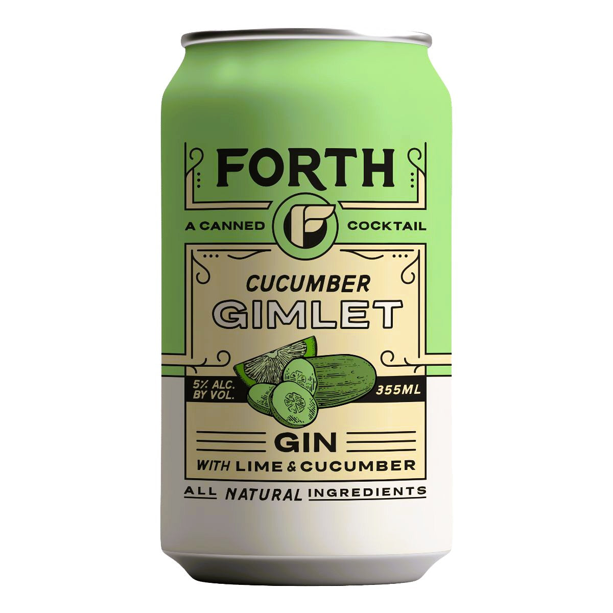 Forth Cucumber Gimlet Canned Gin Cocktail