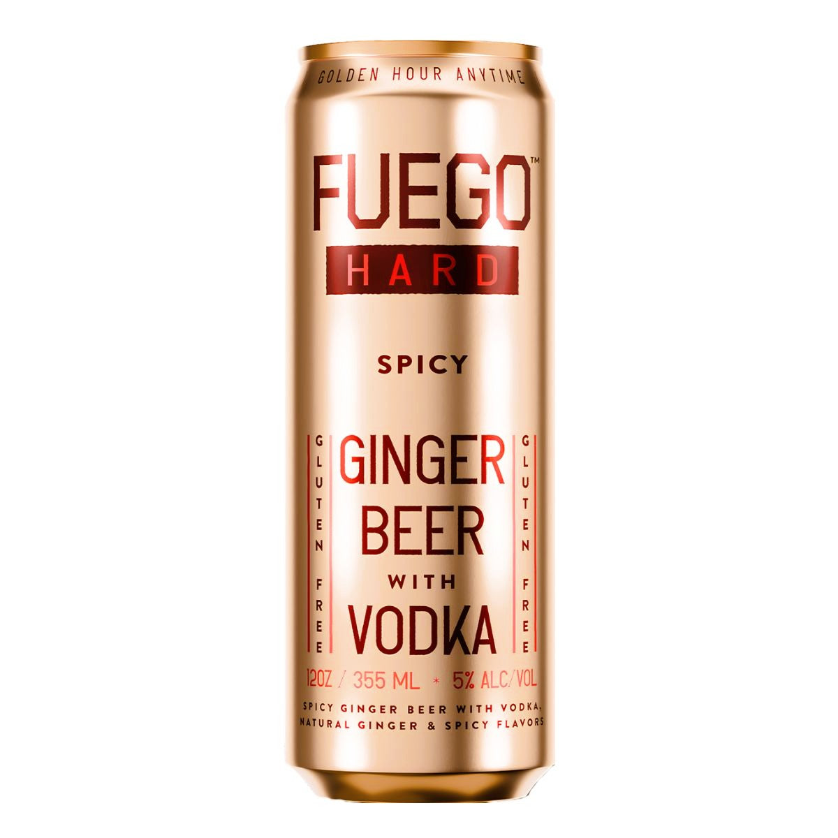 Fuego Hard Spicy Alcoholic Ginger Beer + Vodka