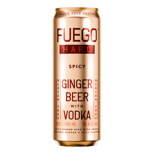 Fuego Hard Spicy Alcoholic Ginger Beer + Vodka
