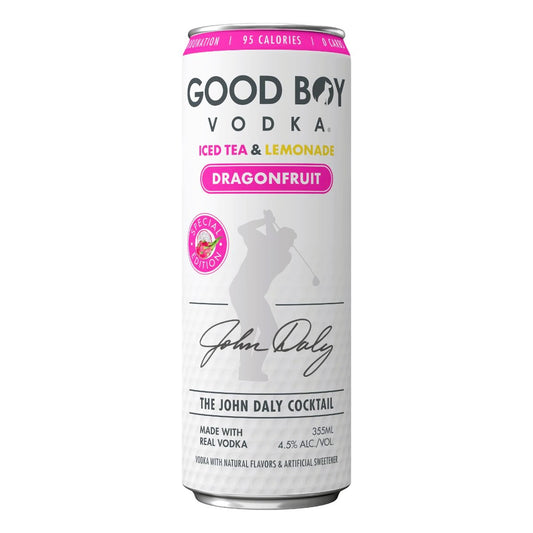 Good Boy Vodka Dragonfruit Iced Tea & Lemonade John Daly Cocktail