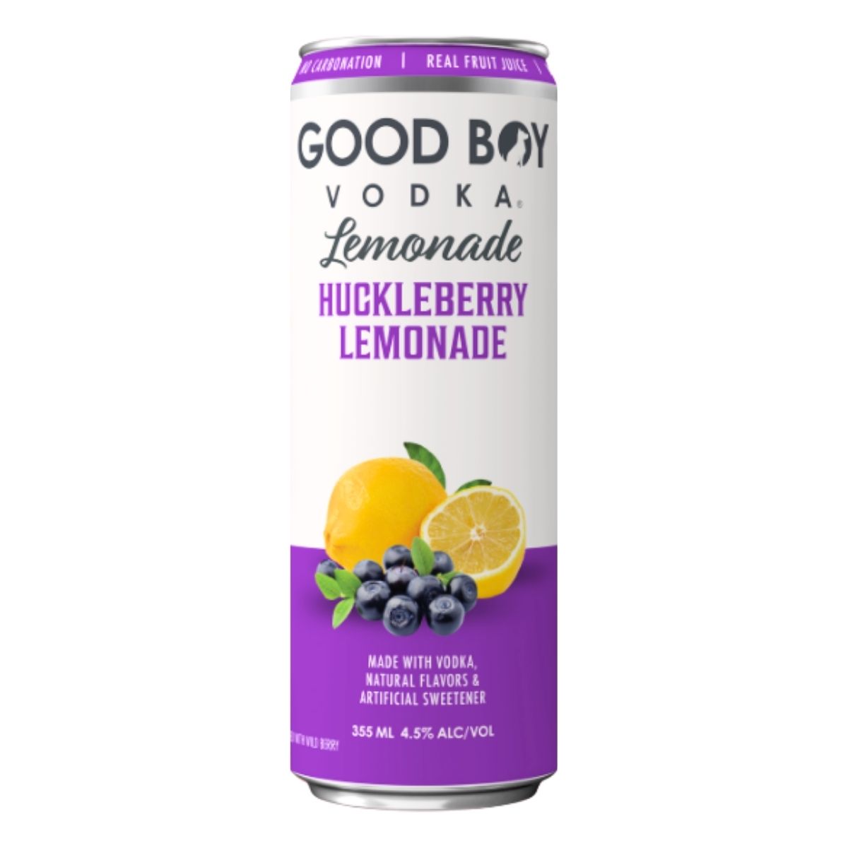 Good Boy Vodka Huckleberry Lemonade