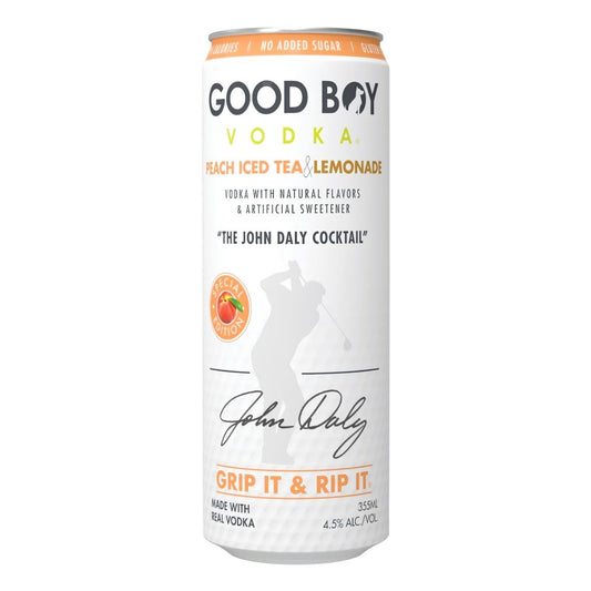 Good Boy Vodka Peach Iced Tea & Lemonade John Daly Cocktail