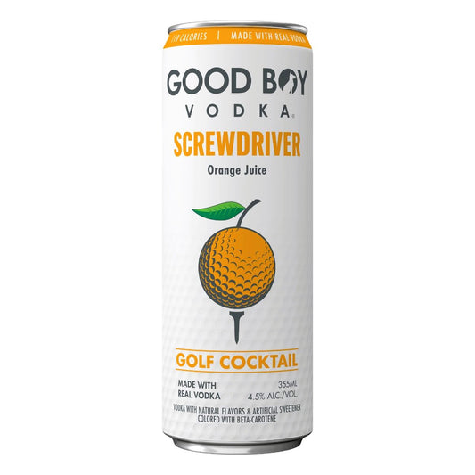 Good Boy Vodka Screwdriver Golf Cocktail