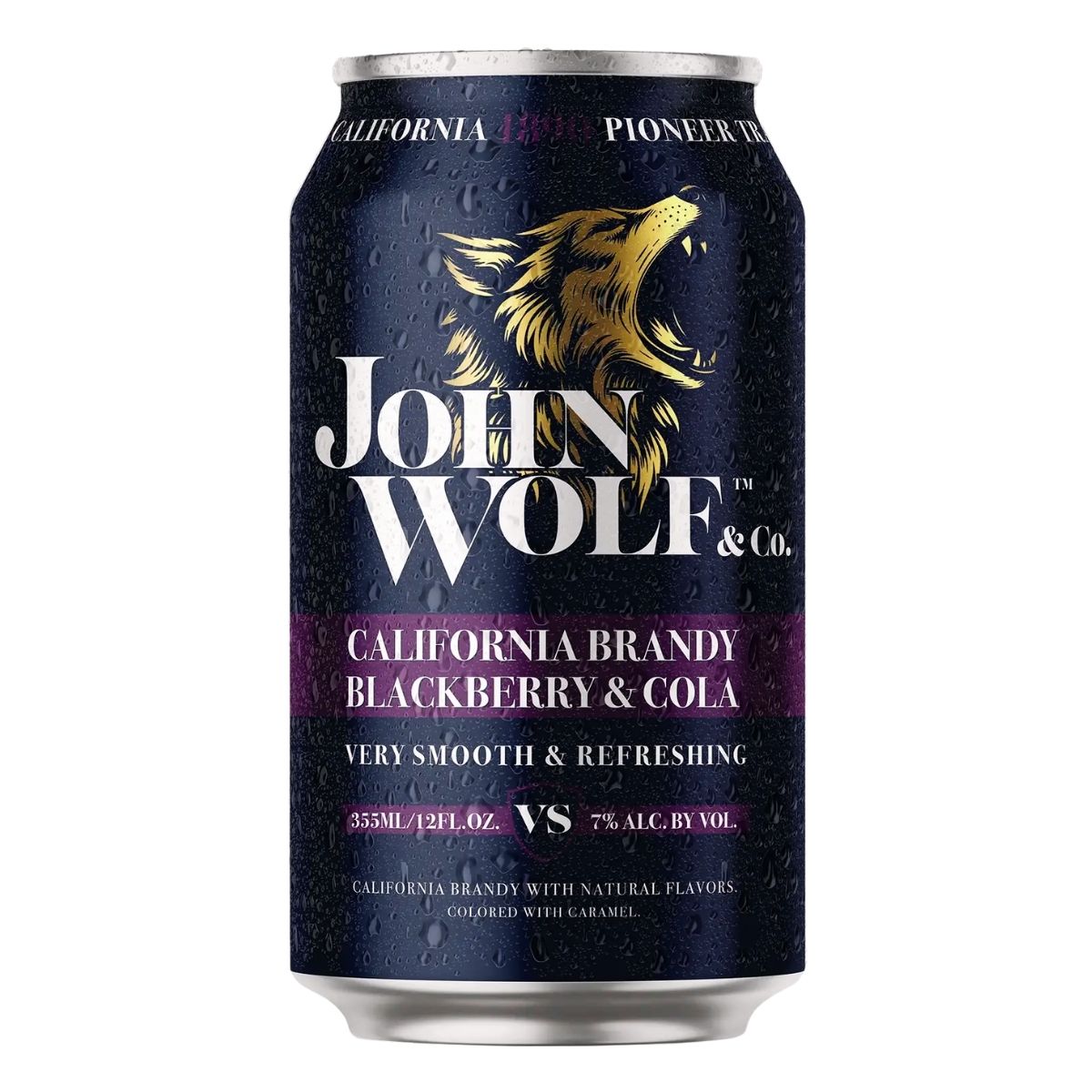 John Wolf & Co. California Brandy Blackberry & Cola
