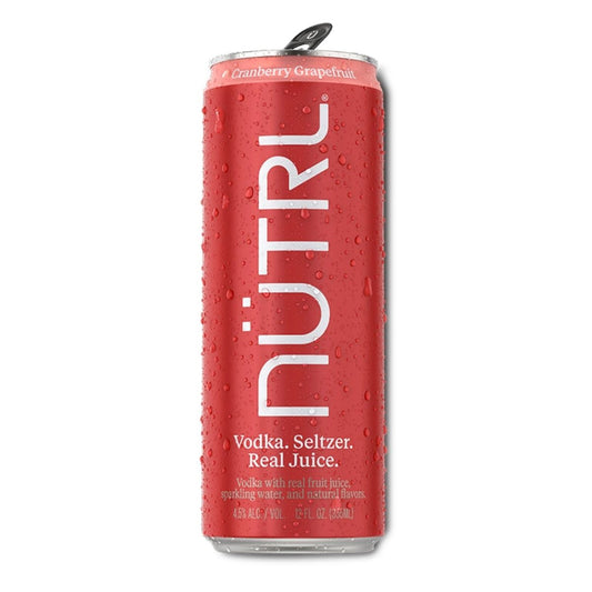 NUTRL Cranberry Grapefruit Vodka Seltzer