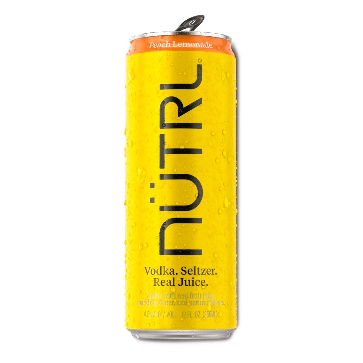 NUTRL Peach Lemonade Vodka Seltzer