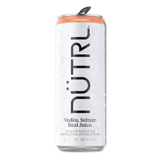 NUTRL Peach Vodka Seltzer