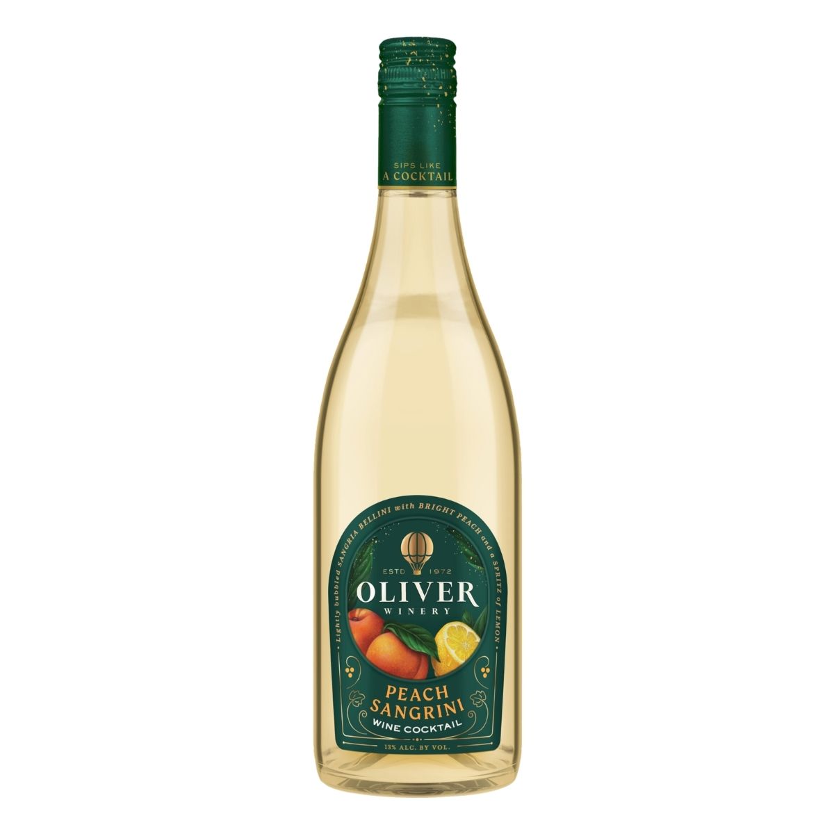 Oliver Winery Peach Sangrini Wine Cocktail