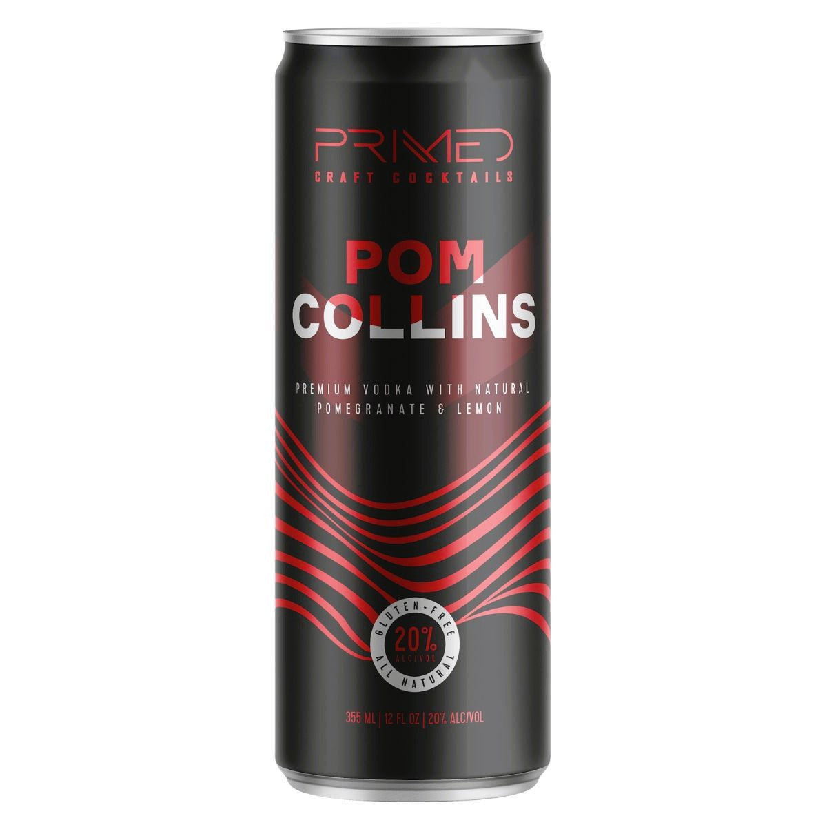 Primed Craft Cocktails Pom Collins