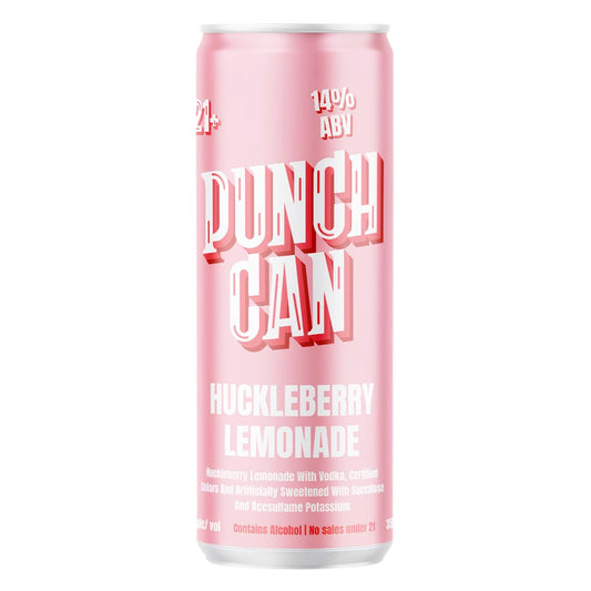 Punch Can Huckleberry Lemonade Vodka Cocktail