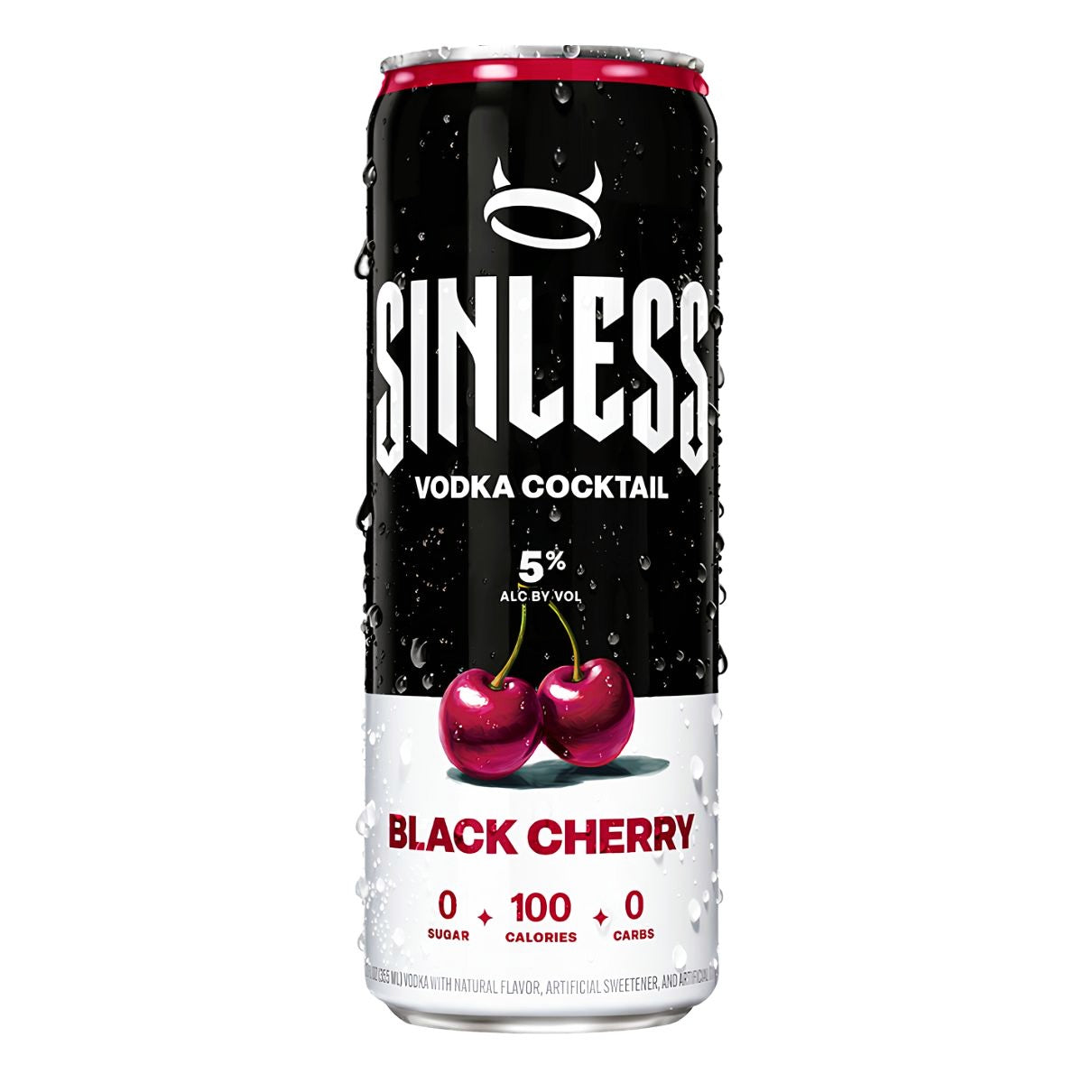 Sinless Black Cherry Vodka Cocktail