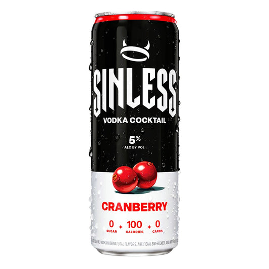 Sinless Cranberry Vodka Cocktail