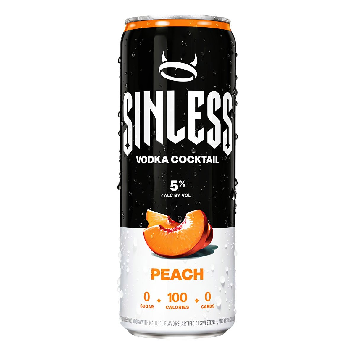 Sinless Peach Vodka Cocktail