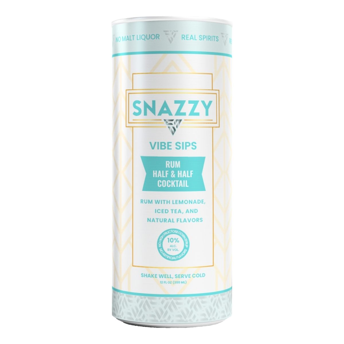 Snazzy Rum Half & Half Cocktail
