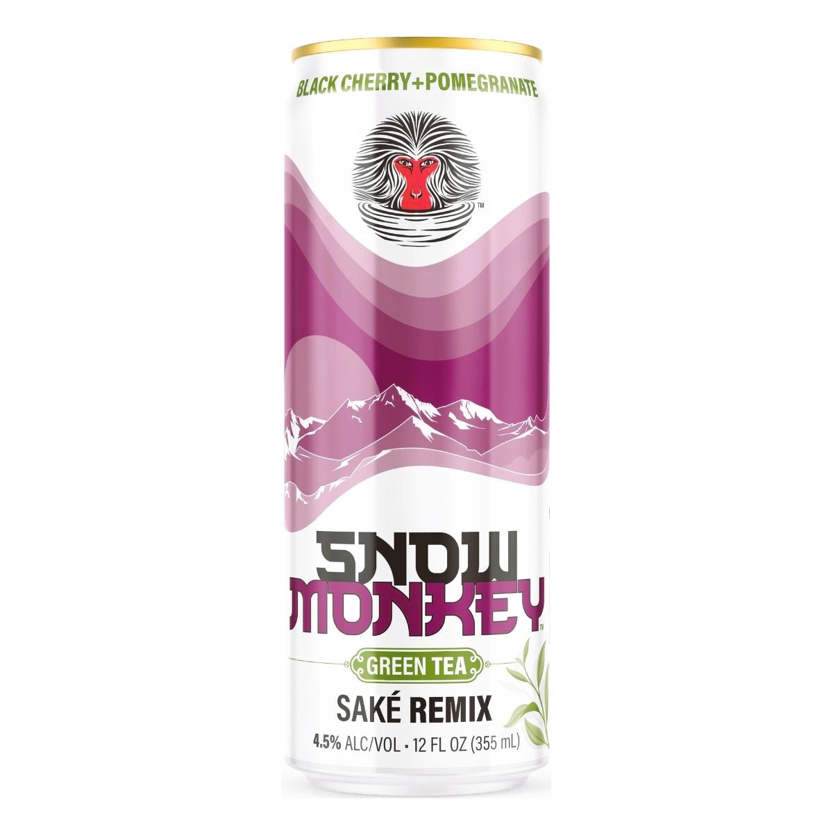 Snow Monkey Black Cherry + Pomegranate Green Tea Sake Remix