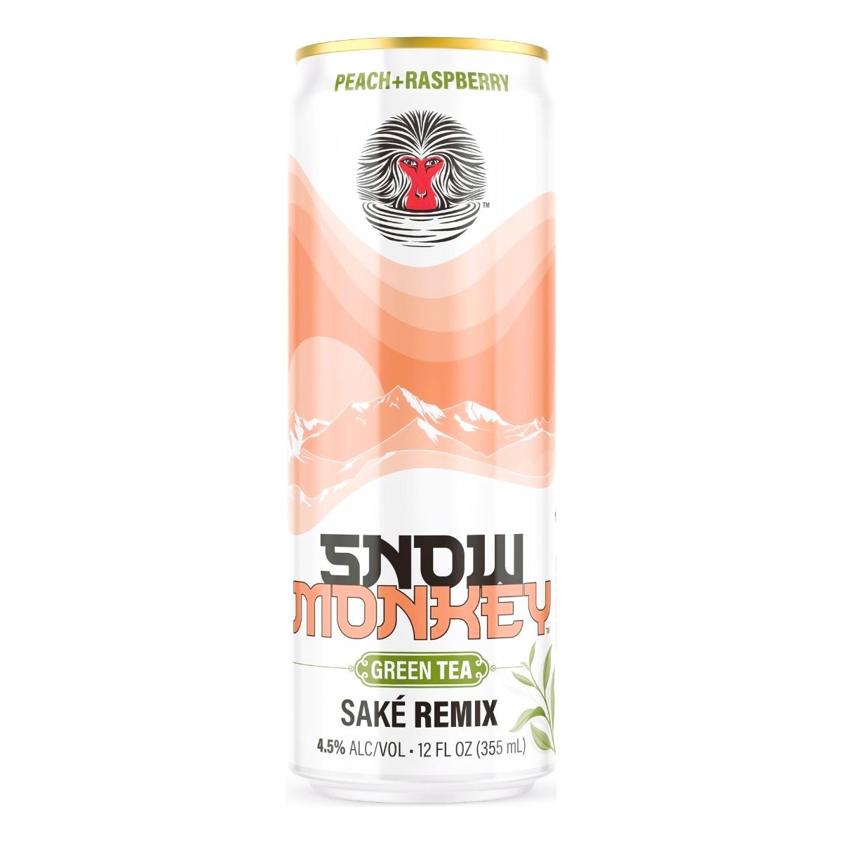 Snow Monkey Peach + Raspberry Green Tea Sake Remix