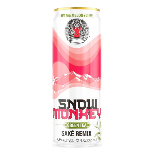 Snow Monkey Watermelon + Lime Green Tea Sake Remix