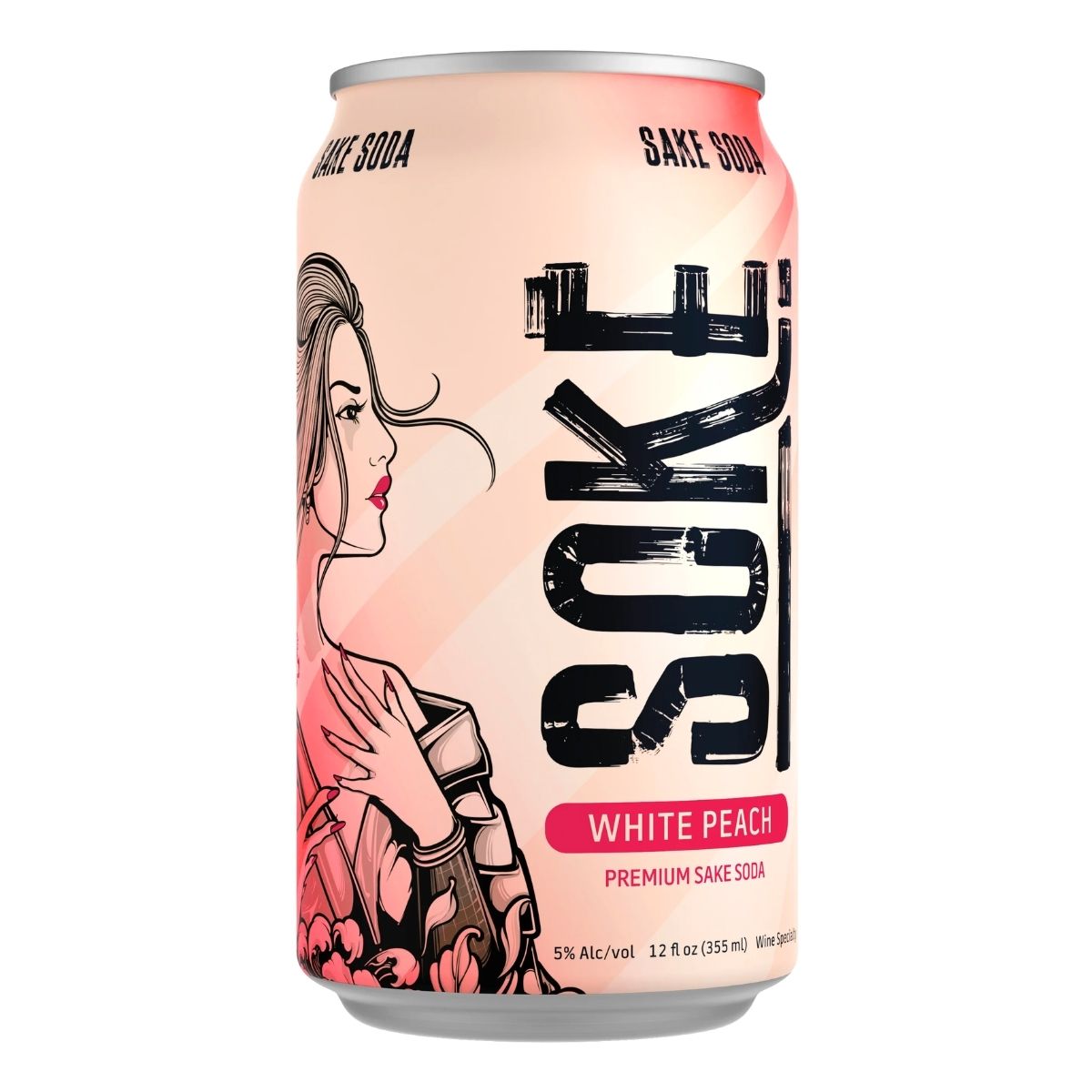 Soke Cocktails White Peach Sake Soda